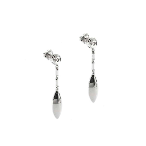 Boucles d'oreilles Chimento - Boucles d’oreilles pendantes en or blanc 18 ct et diamants 58 Facettes 35531