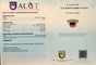 Bague 53.5 Bague en or blanc 18 carats, rubis birman 1,20 ct, diamants, certificat ALGT 58 Facettes Bague 230901