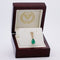 Pendentif Pendentif goutte en or jaune 14 kt, émeraude de Zambie et diamant 58 Facettes P0013