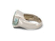 Bague 54 Bague cocktail en or blanc 18k, aigue-marine taille radiant, 13 ct, tour de doigt 54 58 Facettes 277367
