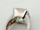 Bague 54 Bague cocktail en or blanc 18k, aigue-marine taille radiant, 13 ct, tour de doigt 54 58 Facettes 277367