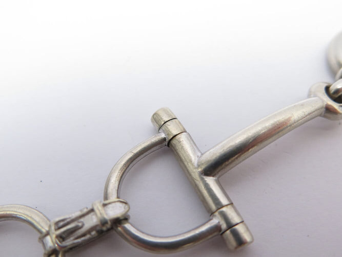 Bracelet Hermès - Bracelet Mors en argent 800 par Gaétan de Percin, 18,8 cm 58 Facettes 277350