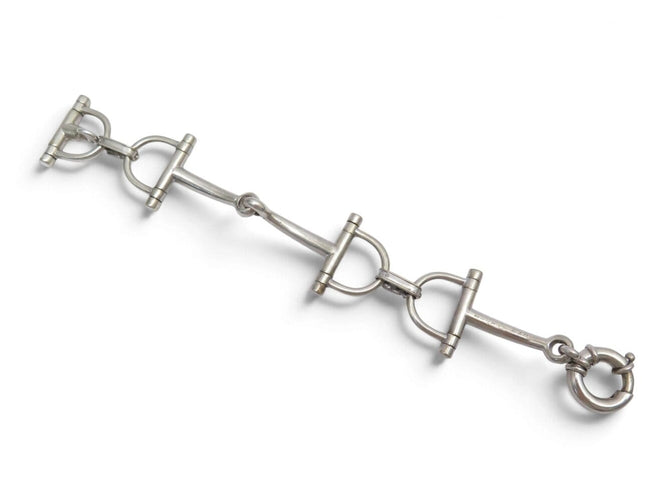 Bracelet Hermès - Bracelet Mors en argent 800 par Gaétan de Percin, 18,8 cm 58 Facettes 277350