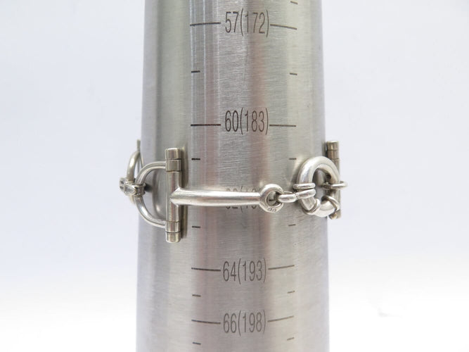 Bracelet Hermès - Bracelet Mors en argent 800 par Gaétan de Percin, 18,8 cm 58 Facettes 277350