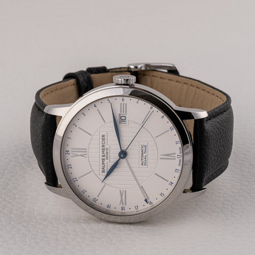 Montre Baume & Mercier - Montre Classima automatique GMT 58 Facettes TOT-11974