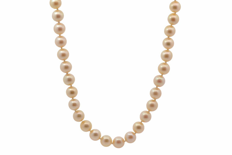 Collier Collier de perles de culture, fermoir en or 18k 58 Facettes 27387