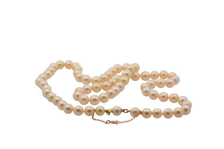 Collier Collier de perles de culture, fermoir en or 18k 58 Facettes 27387