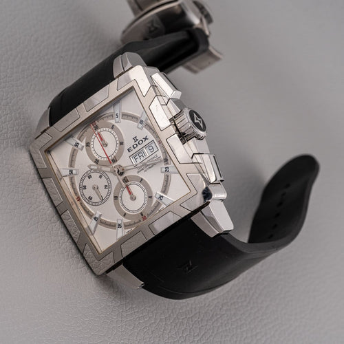 Montre Edox - Montre automatique Class Royale, réf. 01105-357N-NIN 58 Facettes TOT-11970