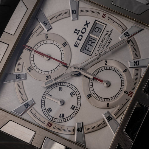 Montre Edox - Montre automatique Class Royale, réf. 01105-357N-NIN 58 Facettes TOT-11970