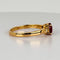 Bague 55 Bague en or jaune 18k, rubis et diamants 58 Facettes