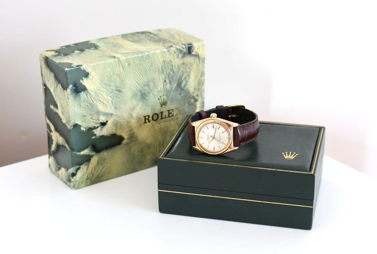 Montre Rolex - Montre « Ovetto » Bubbleback en or rose 18 carats, réf. 3372, vers 1945 58 Facettes RO-900
