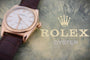 Montre Rolex - Montre « Ovetto » Bubbleback en or rose 18 carats, réf. 3372, vers 1945 58 Facettes RO-900