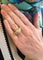 Bague 50.5 Bague dôme en or jaune 18 carats et diamants, 1,10 carat 58 Facettes BD224