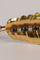 Broche Broche feuille vintage en or jaune, saphirs et diamants 58 Facettes