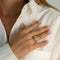 Bague 49 FRED - Bague vintage en or jaune 18 carats et diamants 58 Facettes