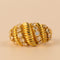 Bague 49 FRED - Bague vintage en or jaune 18 carats et diamants 58 Facettes