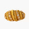 Bague 49 FRED - Bague vintage en or jaune 18 carats et diamants 58 Facettes