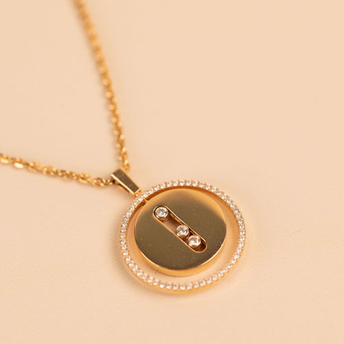 Collier Messika Lucky Move - Collier en or jaune et diamants 58 Facettes