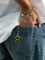 Bracelet Chopard - Bracelet Happy Diamonds en or jaune 18 carats, charms en diamants 58 Facettes