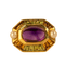 Bague 48 Chanel - Bague vintage des années 1960 en or jaune 750, tourmalines et améthyste 58 Facettes