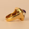 Bague 48 Chanel - Bague vintage des années 1960 en or jaune 750, tourmalines et améthyste 58 Facettes