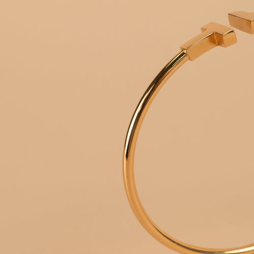 Bracelet Tiffany & Co. - Bracelet jonc Wire en or jaune 58 Facettes