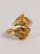 Bague 49 Bague Vintage En Or Jaune Aux Têtes De Béliers 58 Facettes