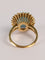 Bague Bague vintage en or jaune 750, turquoise cabochon et diamants 58 Facettes