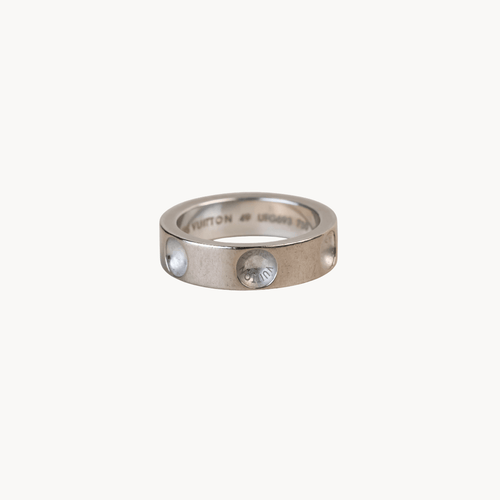 Bague 49 Louis Vuitton - Bague Empreinte en or blanc 18 carats 58 Facettes