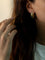 Boucles d'oreilles Boucles d’oreilles vintage en or jaune 18k, émeraudes cabochon et diamants 58 Facettes