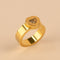 Bague 53 Chopard Happy Love - Bague en or jaune avec diamant 58 Facettes