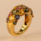 Bague 52 Chaumet - Bague Tutti Frutti en or jaune et saphirs multicolores 58 Facettes