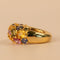 Bague 52 Chaumet - Bague Tutti Frutti en or jaune et saphirs multicolores 58 Facettes