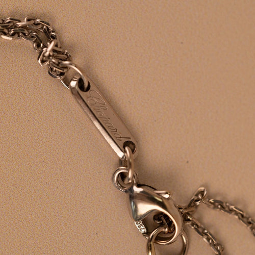 Collier Chopard Happy Diamonds - Collier en or blanc 58 Facettes