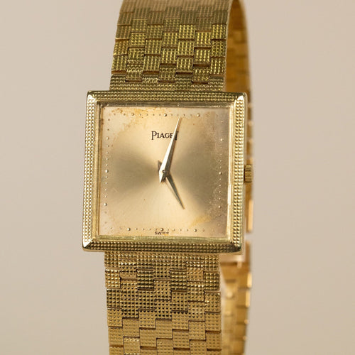 Montre Piaget - Montre Polo vintage en or jaune 18 carats 58 Facettes