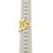 Bague 56 Bague bandeau en or jaune 18 ct à mailles ovales 58 Facettes 33892