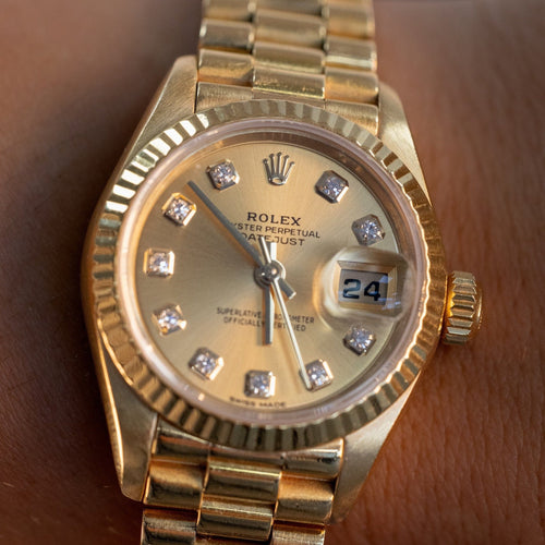 Montre Rolex - Montre Oyster Perpetual Datejust pour femme 58 Facettes
