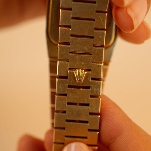 Montre Rolex - Montre Cellini en or jaune 18 carats, années 1970-1980 58 Facettes