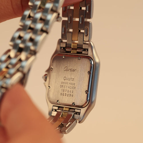Montre Cartier - Montre Panthère en or jaune et acier 58 Facettes