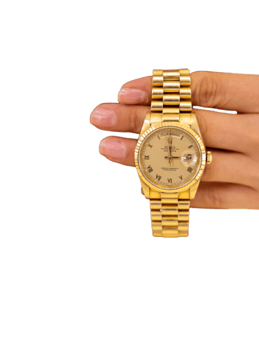 Montre Rolex - Montre Oyster Perpetual Day-Date en or jaune 18 carats 58 Facettes