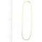 Collier Collier maille figaro (grumette 3+1) en or jaune 18 ct 58 Facettes 32486