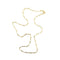 Collier Collier maille figaro (grumette 3+1) en or jaune 18 ct 58 Facettes 32486
