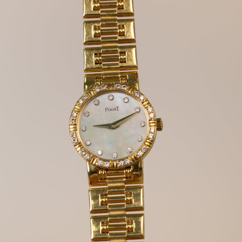 Montre Piaget - Montre Dancer vintage en or jaune 18 carats 58 Facettes