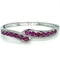 Bracelet Bracelet en or blanc 18k avec rubis et diamants 58 Facettes