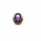 Bague 49 Bague vintage en or jaune 750‰ sertie d’améthyste 58 Facettes