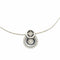 Collier Collier en or blanc 18k avec diamants 58 Facettes