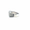 Bague 55 Bague moderne en or blanc 18k sertie de diamants 58 Facettes