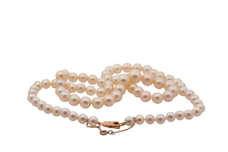 Collier Collier perles de culture et fermoir en or 18k 58 Facettes 27386