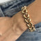 Bracelet Bracelet tank vintage en or rose 18 ct 58 Facettes 38835