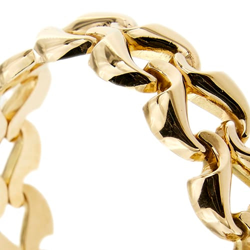 Bracelet Bracelet tank vintage en or rose 18 ct 58 Facettes 38835